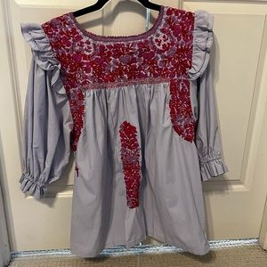 Mi Golondrina Fernanda style top in Size Large